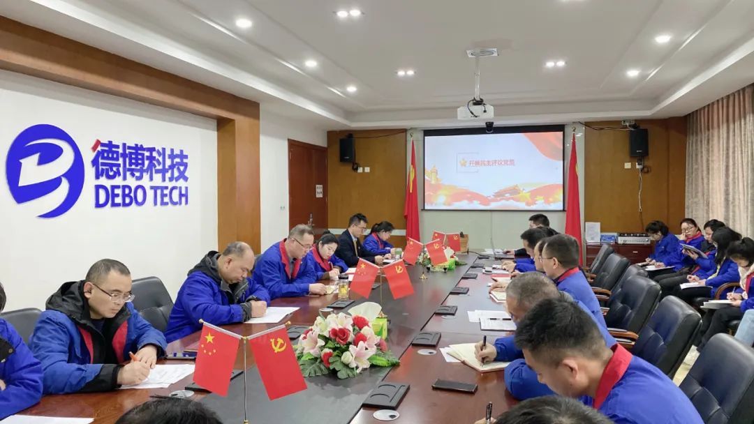 组织生活聚合力 同心奋进启新程｜德博科技党支部召开2024年度组织生活会